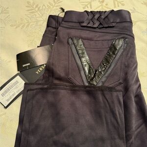 Vintage Gianni Versace Couture X belt loops Medusa Button Trousers IT 44 NWT